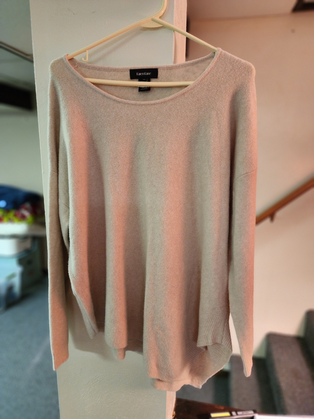 Karen Kane Beige Crewneck Sweater Sz 3x